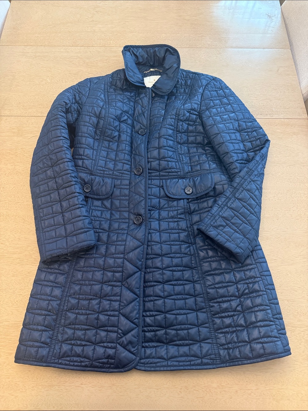 kate spade Quilted navy jacket